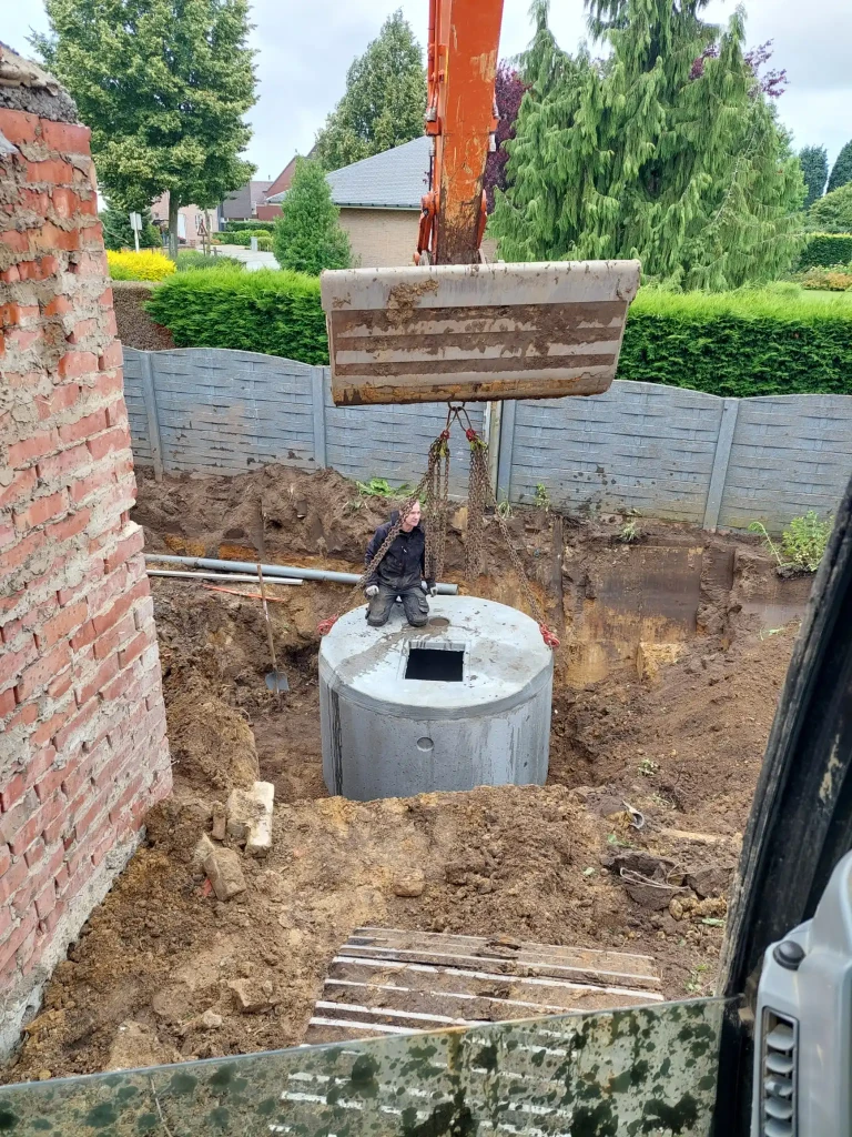 Eddy aan het werk.